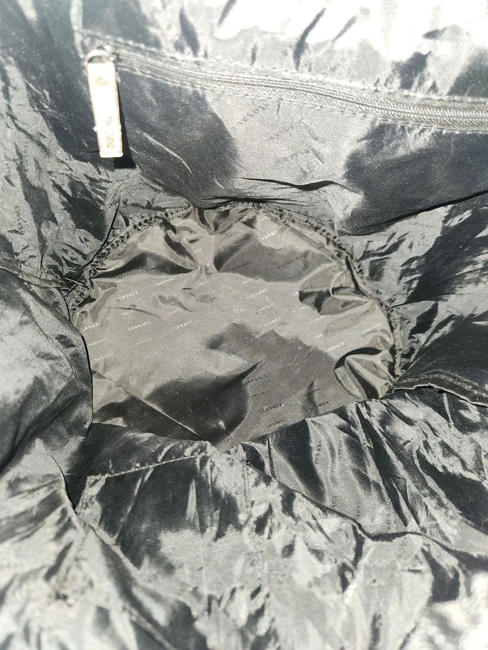 Men's Versace Backpack with Gold Accents